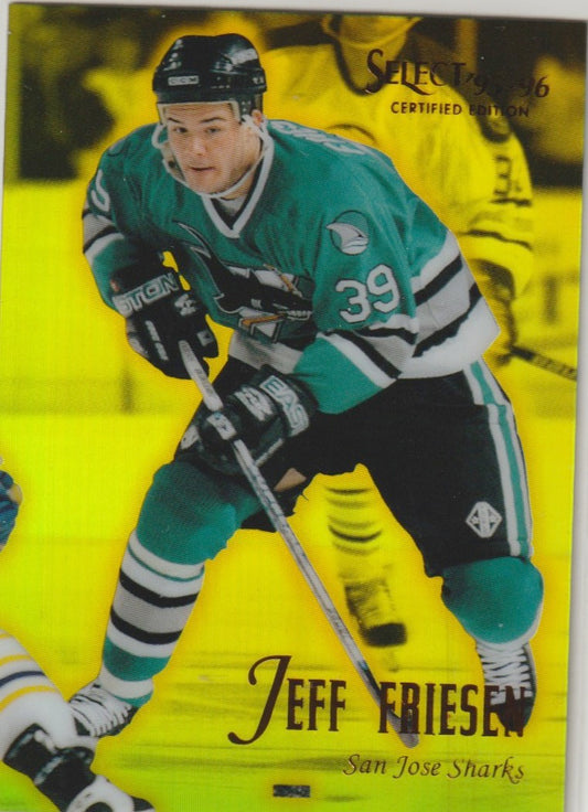 NHL 1995 / 96 Select Certified Mirror Gold - No 56 - Jeff Friesen