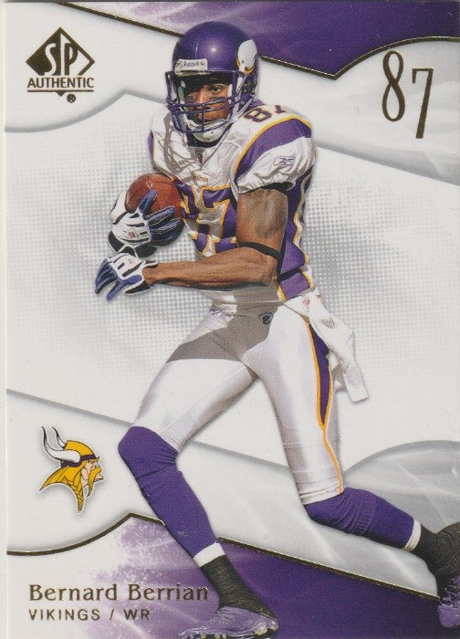 NFL 2009 SP Authentic - No 64 - Bernard Berrian