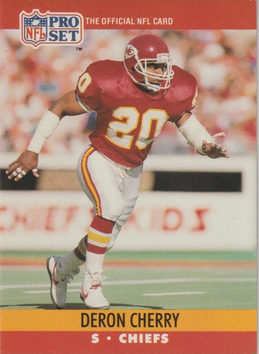 NFL 1990 ProSet - No 527 - Deron Cherry