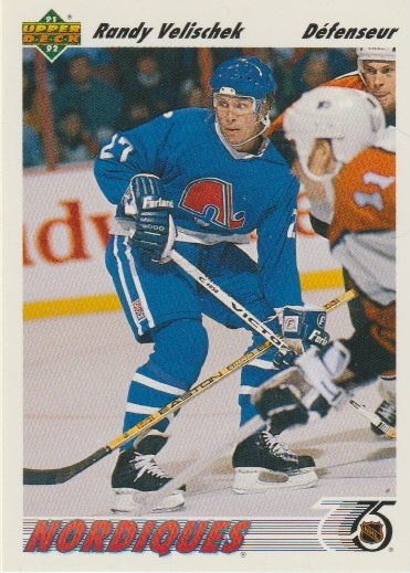 NHL 1991-92 Upper Deck French - No 484 - Randy Velischek