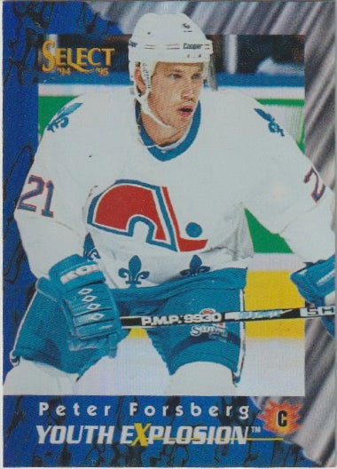 NHL 1994/95 Select Youth Explosion - No YE7 - Peter Forsberg