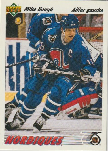 NHL 1991-92 Upper Deck French - No 562 - Mike Hough