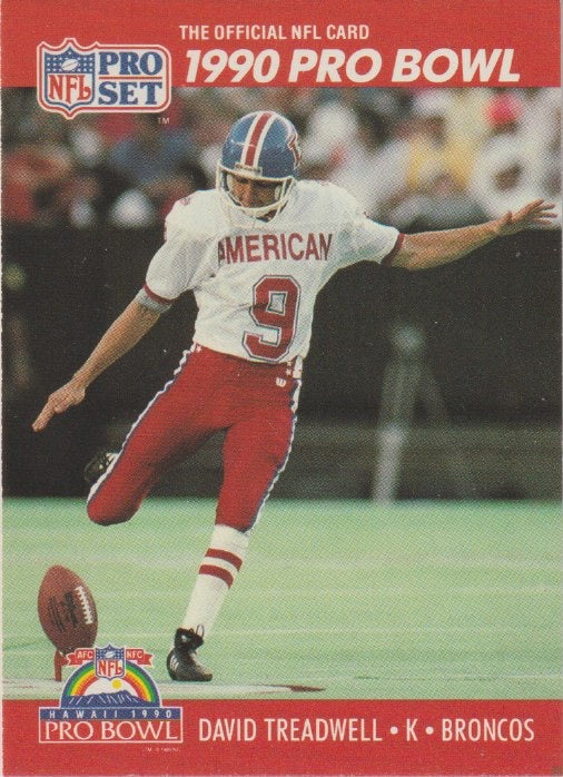 NFL 1990 ProSet - No 375 - David Treadwell