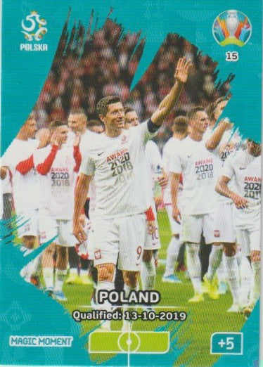 Fussball 2020-21 Panini UEFA Euro 2020 Adrenalyn XL Premium - No 15 - Polen