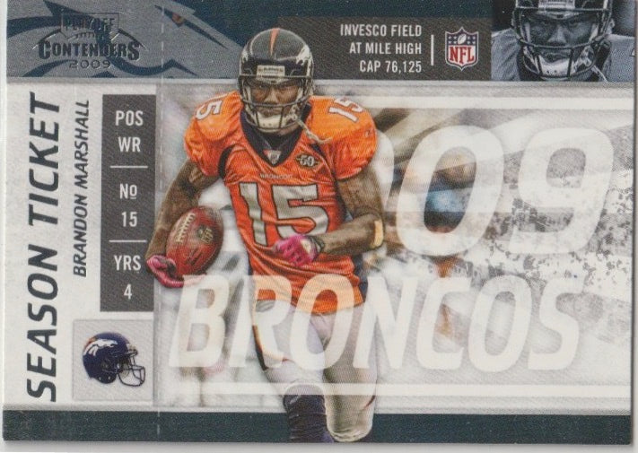 NFL 2009 Playoff Contenders - No 30 - Brandon Marshall