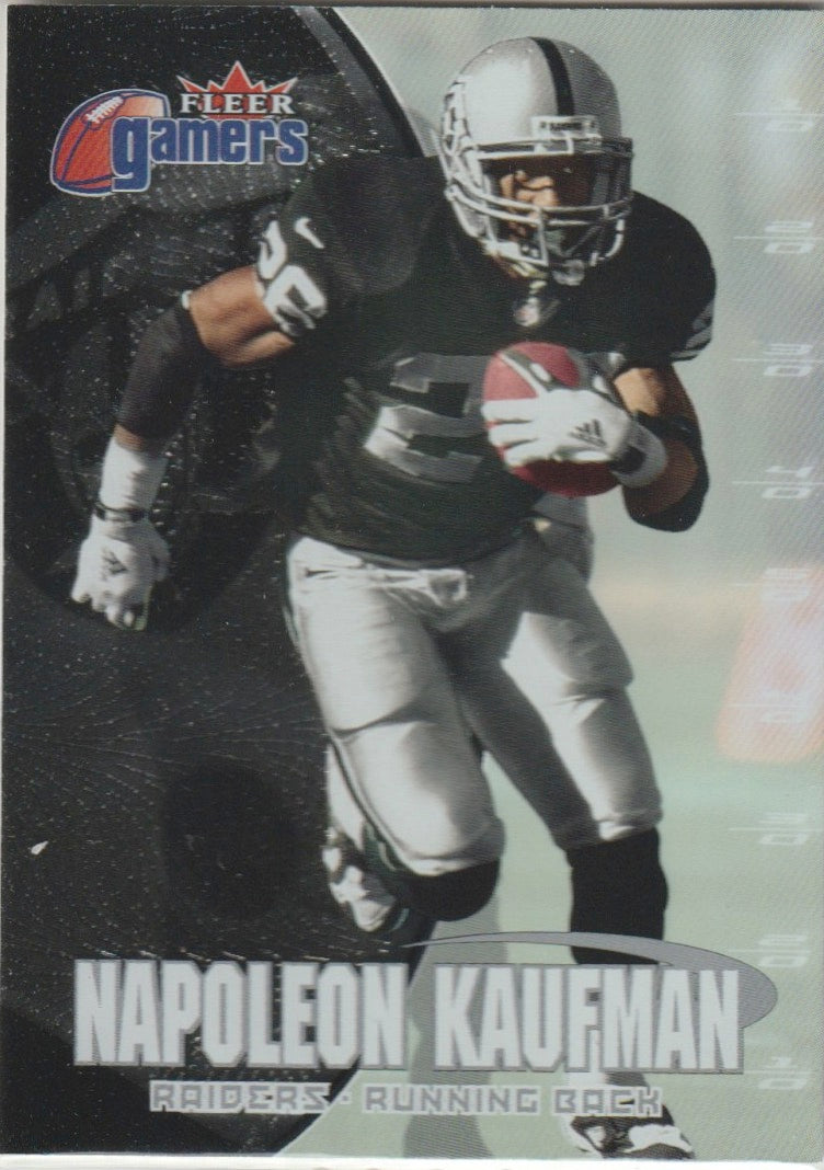 NFL 2000 Fleer Gamers - No 17 - Napoleon Kaufman