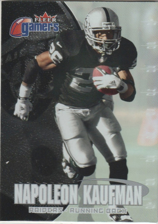 NFL 2000 Fleer Gamers - No 17 - Napoleon Kaufman