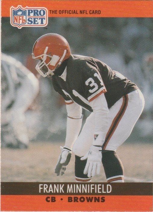 NFL 1990 ProSet - No 475 - Frank Minnifield