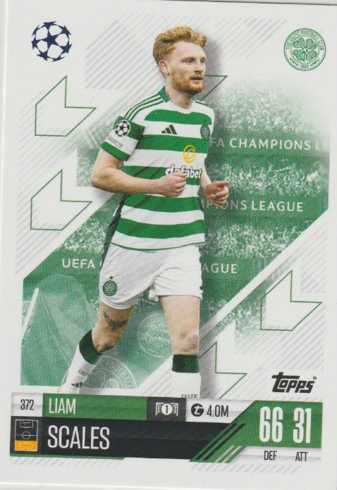 Soccer 2024-25 Match Attax UEFA Champions League - No 372 - Liam Scales