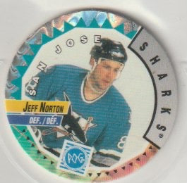 NHL 1994-95 Canada Games NHL POGS - No 218 - Jeff Norton