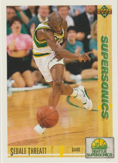 NBA 1991-92 Upper Deck - No 110 - Sedale Threatt