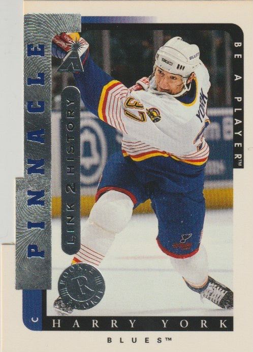 NHL 1996 / 97 Be A Player Link to History - No LTH-2A - Harry York