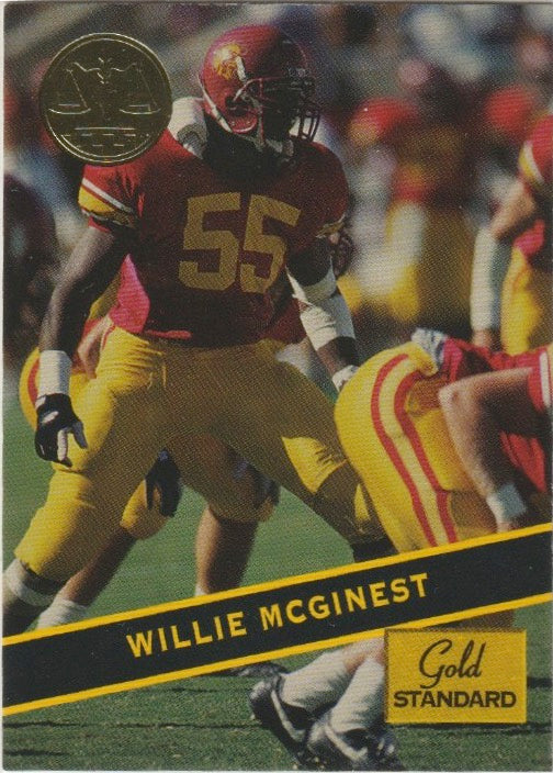 NFL 1994 Signature Rookies Gold Standard - No 43 - Willie McGinest