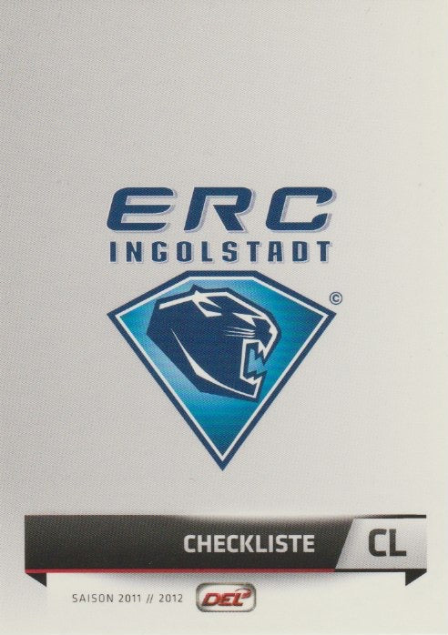 DEL 2011 / 12 CityPress - No 408 - Checkliste ERC Ingolstadt