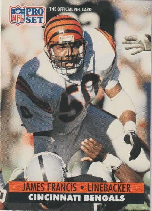 NFL 1991 ProSet - No 112 - James Francis