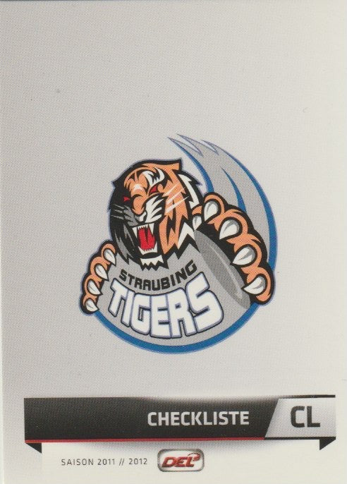 DEL 2011 / 12 CityPress - No 415 - Checkliste Straubing Tigers