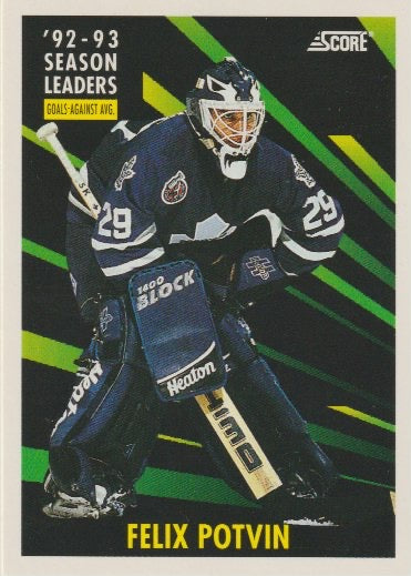 NHL 1993 / 94 Score Canadian - No 484 - Felix Potvin