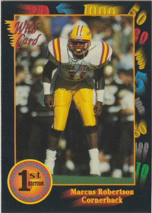 NFL 1991 Wild Card Draft - No 78 - Marcus Robertson