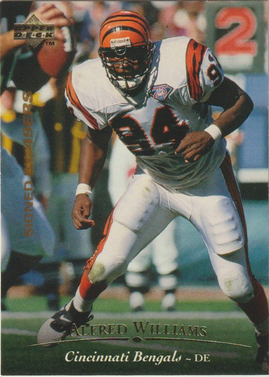 NFL 1995 Upper Deck - No 246 - Alfred Williams