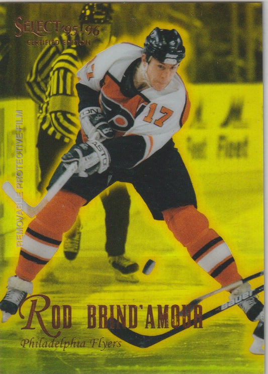 NHL 1995 / 96 Select Certified Mirror Gold - No 59 - Rod Brind'Amour