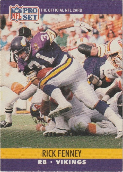 NFL 1990 ProSet - No 567 - Rick Fenney
