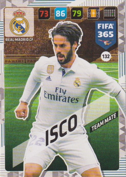 Fussball 2018 Panini FIFA 365 Adrenalyn XL - No 132 - Isco
