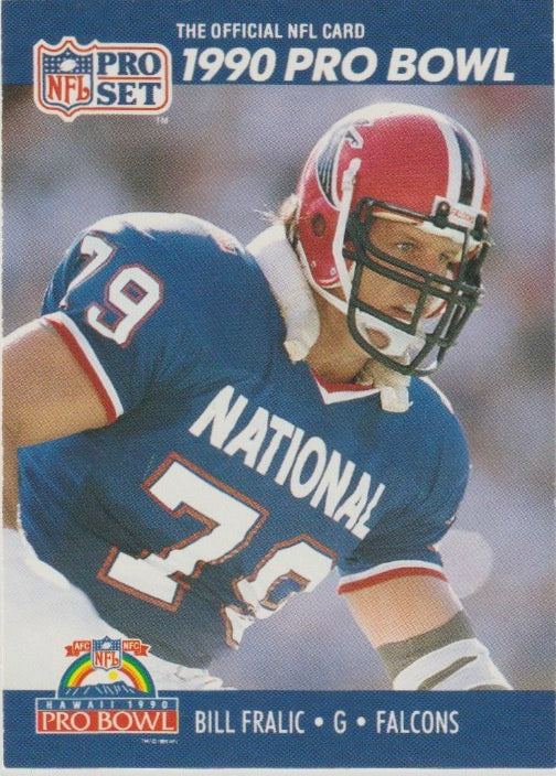 NFL 1990 ProSet - No 389 - Bill Fralic