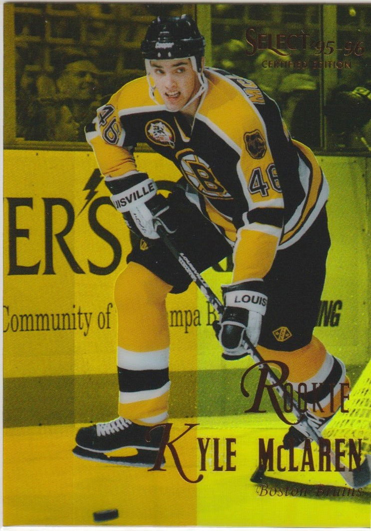 NHL 1995 / 96 Select Certified Mirror Gold - No 139 - Kyle McLaren
