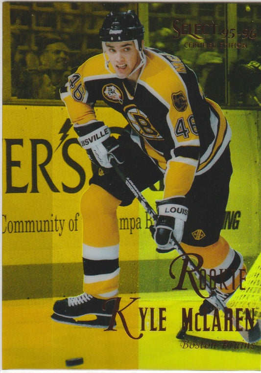 NHL 1995 / 96 Select Certified Mirror Gold - No 139 - Kyle McLaren