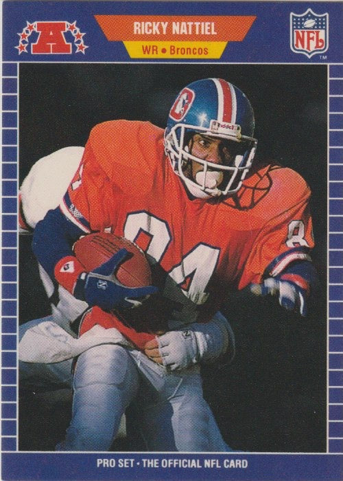 NFL 1989 ProSet - No 109 - Ricky Nattiel