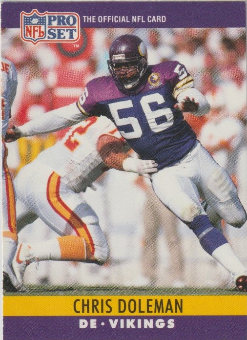 NFL 1990 ProSet - No 188 - Chris Doleman