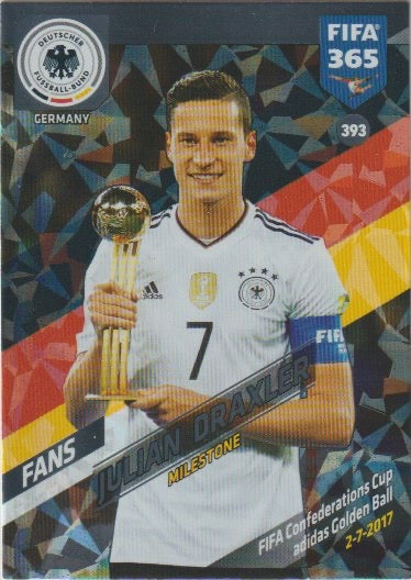 Fussball 2018 Panini FIFA 365 Adrenalyn XL - No 393 - Julian Draxler