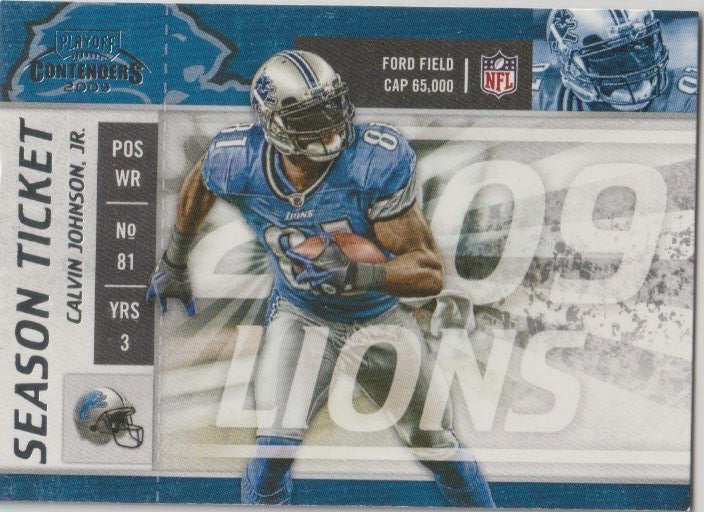 NFL 2009 Playoff Contenders - No 33 - Calvin Johnson jr.