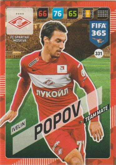 Fussball 2018 Panini FIFA 365 Adrenalyn XL - No 331 - Ivelin Popov