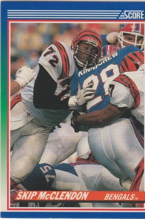 NFL 1990 Score - No 72 - Skip McClendon