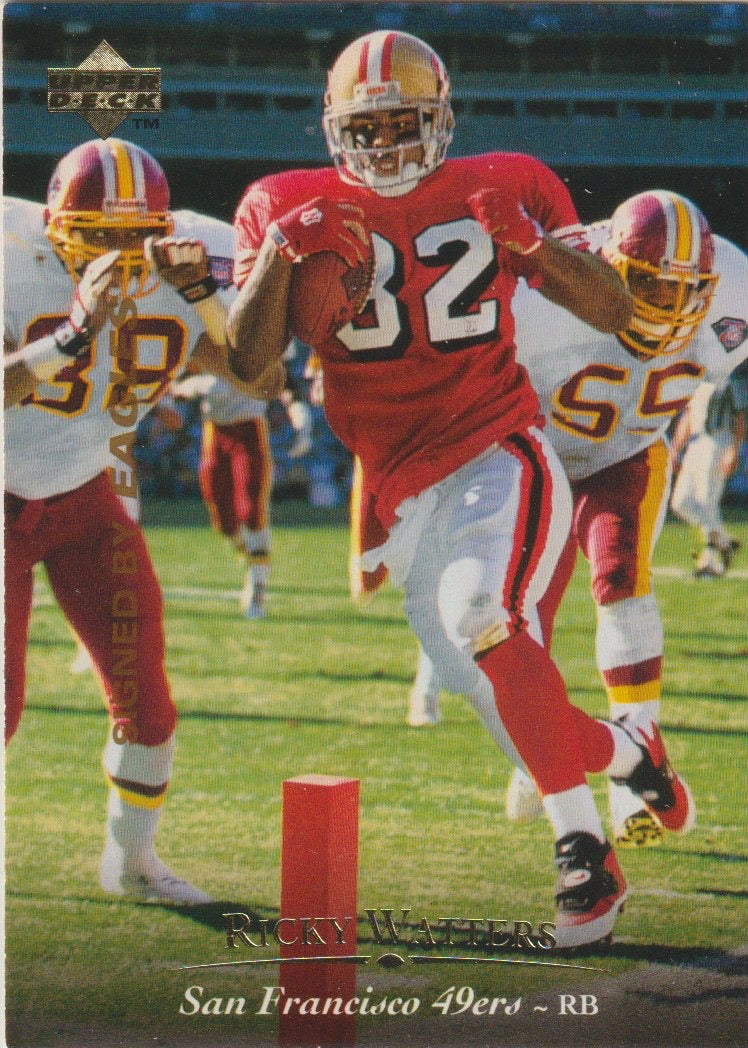 NFL 1995 Upper Deck - No 128 - Ricky Watters