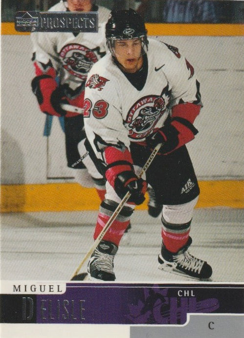 NHL 1999-00 UD Prospects - No 21 - Miguel Delisle