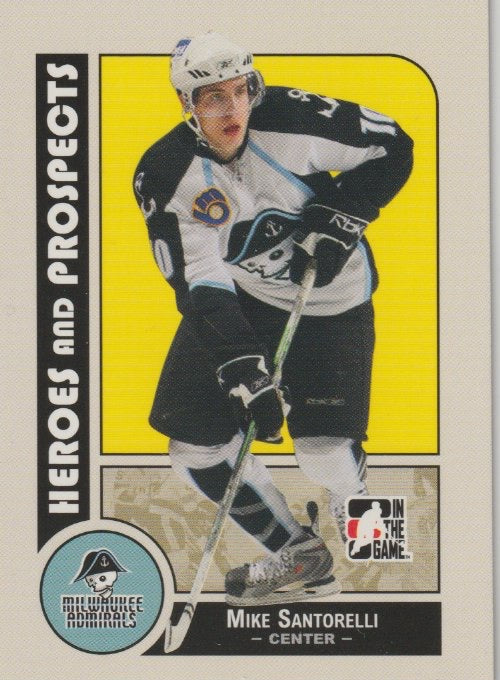 NHL 2008-09 ITG Heroes and Prospects - No 33 - Mike Santorelli