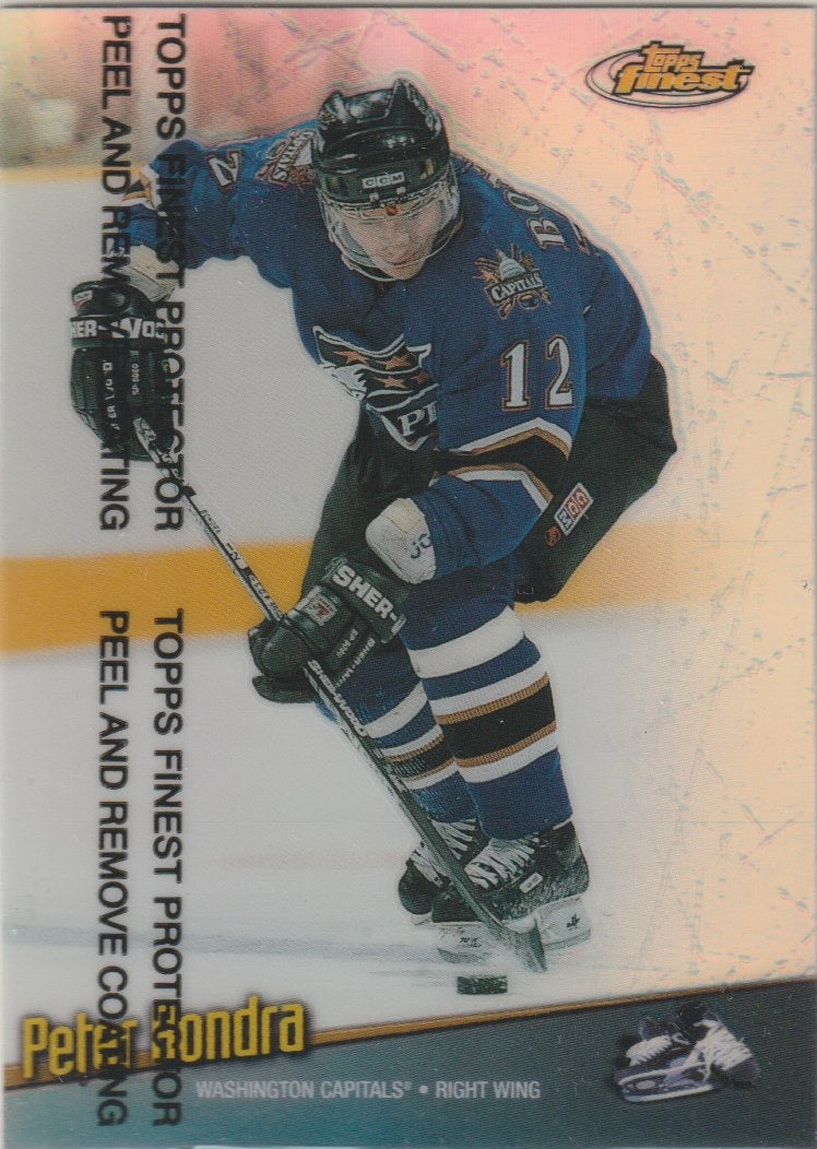 NHL 1998-99 Finest Refractors - No 52 - Peter Bondra