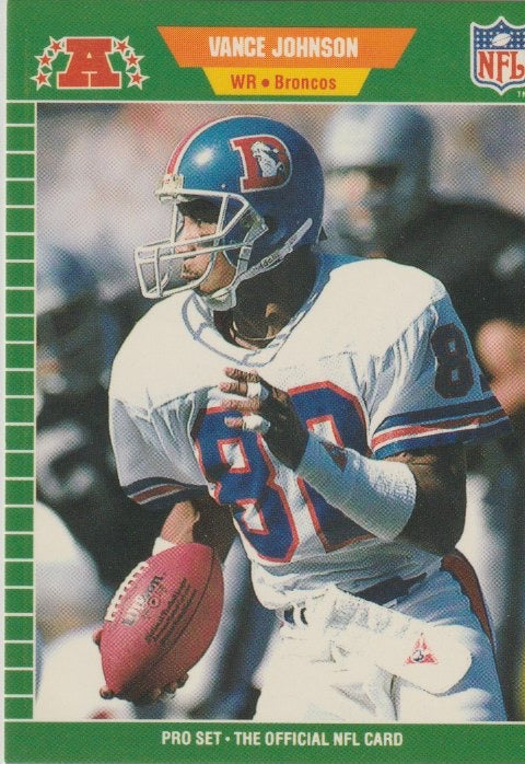 NFL 1989 ProSet - No 105 - Vance Johnson