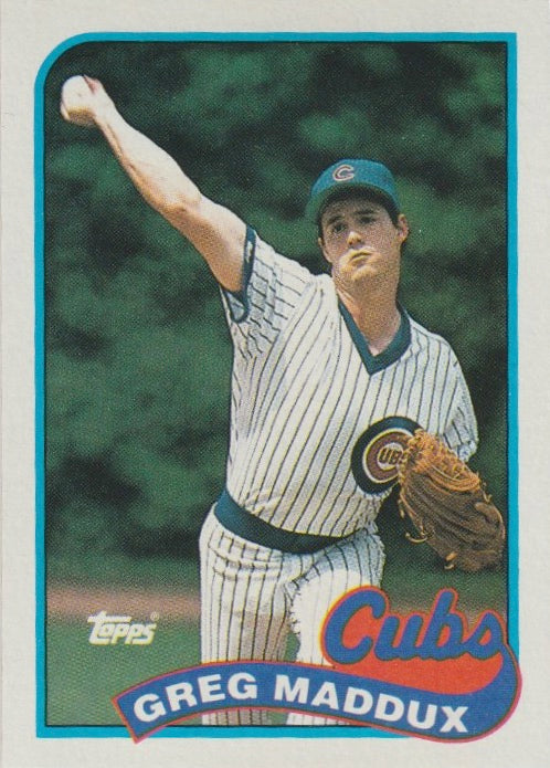MLB 1989 Topps - No 240 - Greg Maddux