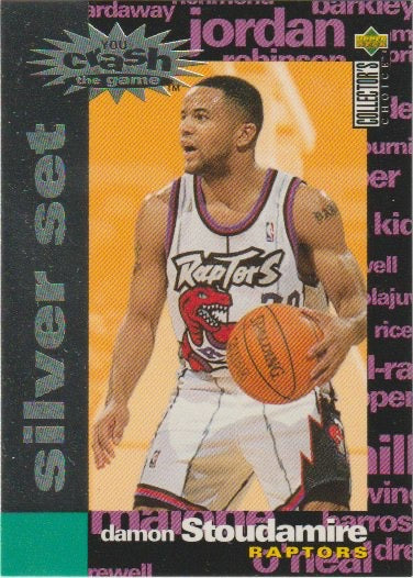 NBA 1995-96 Collector's Choice Crash the Game Scoring Silver Redemption - No C28 - Damon Stoudamire