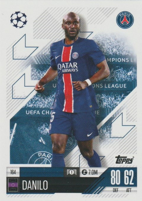 Soccer 2024-25 Match Attax UEFA Champions League - No 164 - Danilo