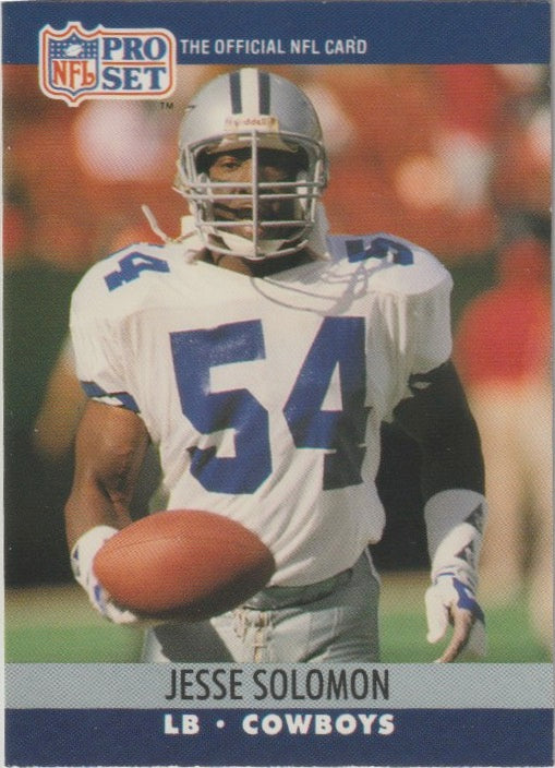 NFL 1990 ProSet - No 482 - Jesse Solomon