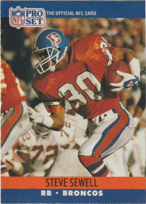 NFL 1990 ProSet - No 490 - Steve Sewell