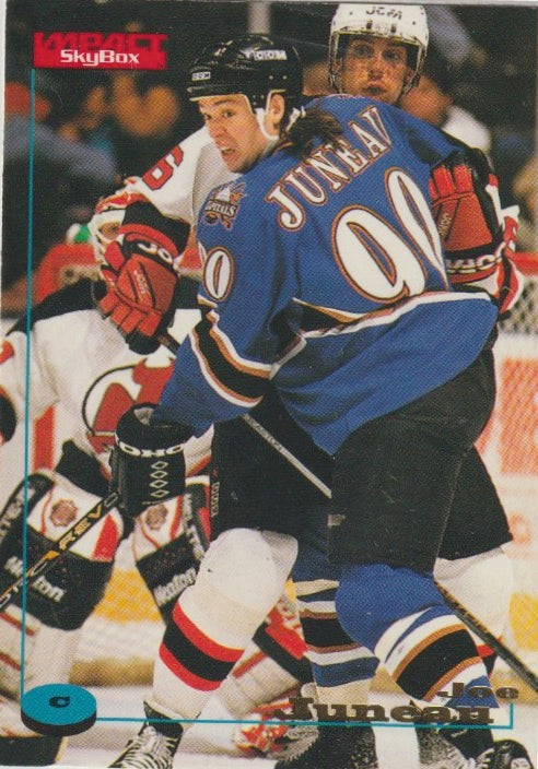NHL 1996 / 97 Fleer SkyBox Impact - No 141 - Joe Juneau