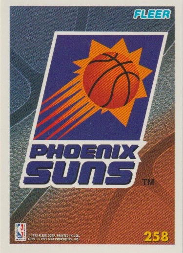 NBA 1994-95 Fleer European - No 258 - Team Logo Phoenix Suns