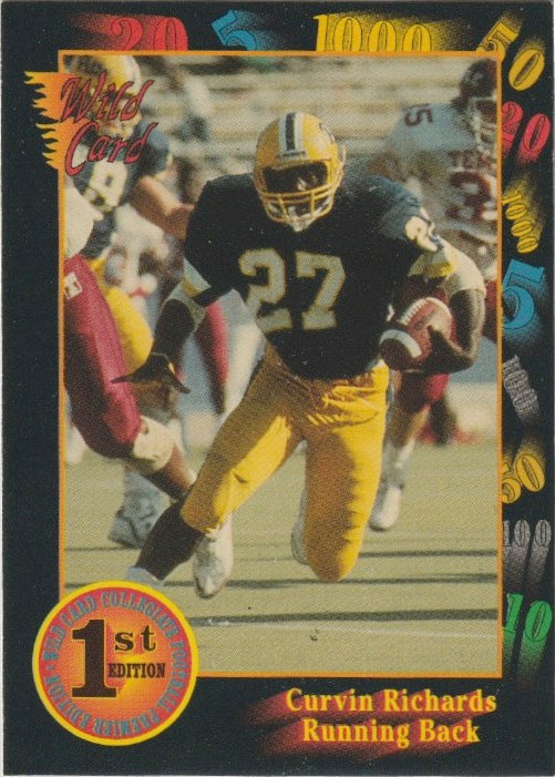 NFL 1991 Wild Card Draft - No 7 - Curvin Richards