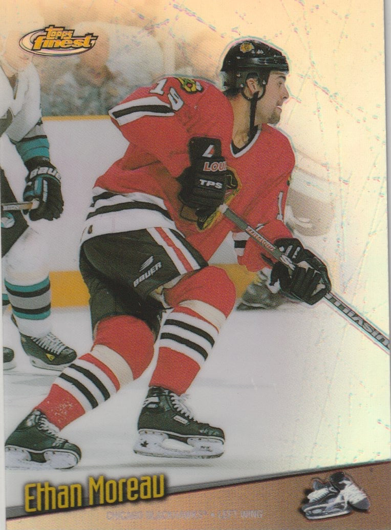 NHL 1998-99 Finest No Protectors Refractors - No 71 - Ethan Morreau