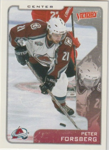 NHL 2001-02 Upper Deck Victory - No 84 - Peter Forsberg